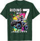 Riding Into 7 Year Old ATV Birthday T-Shirt - T-Shirt | Forest
