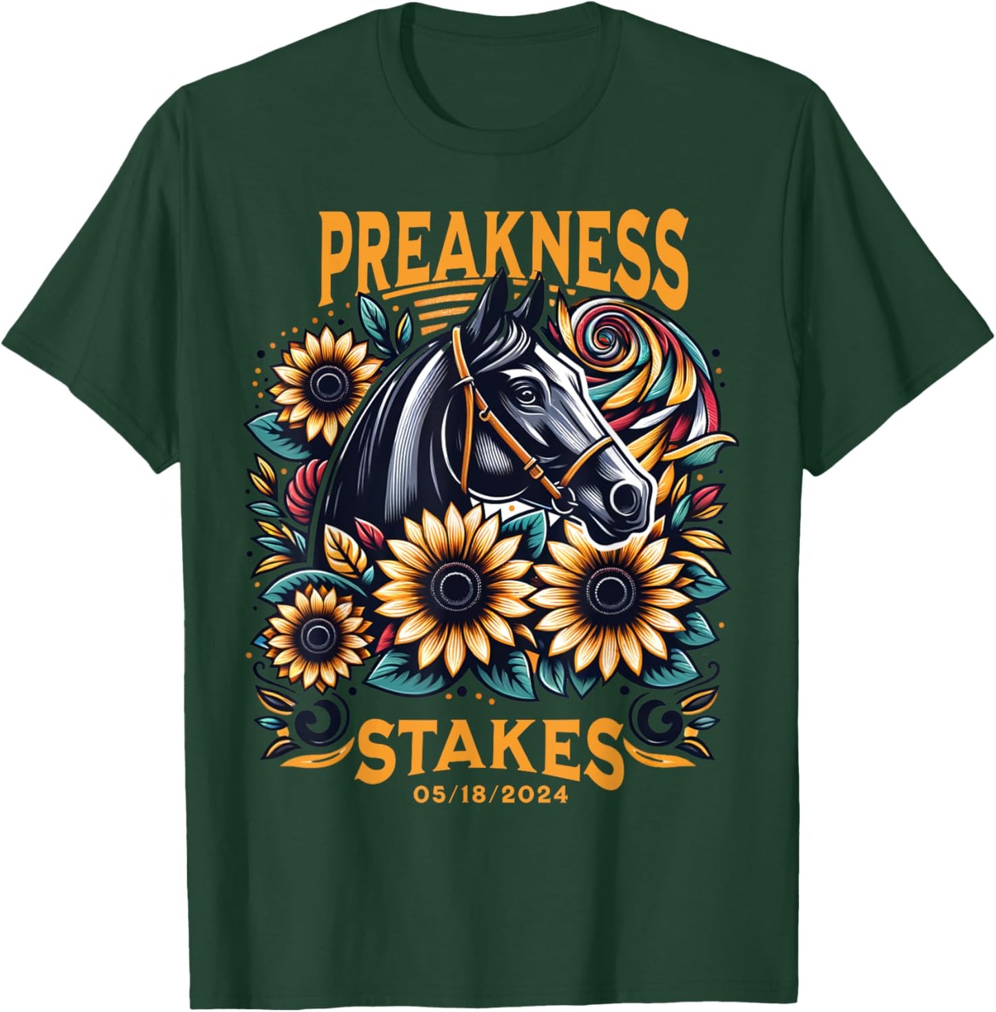Preakness Stakes Horse Racing Outfit Women's Design T-Shirt - T-Shirt | Forest