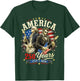 George Washington Lincoln Playing Guitar, 250th Anniversary T-Shirt - T-Shirt | Forest