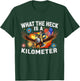Funny 4th of July Eagle What The Heck is A Kilometer T-Shirt - T-Shirt | Forest