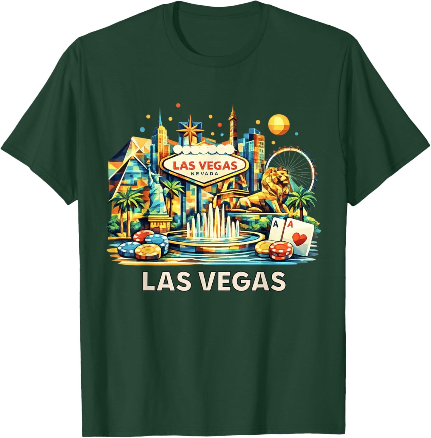 Las Vegas Souvenir T-Shirt - T-Shirt | Forest