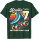 Birthday Roller Skating 7th Girls Rollin into 7 Skate Party T-Shirt - T-Shirt | Forest