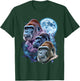 3 Moon Gorilla Funny Great Ape Art Cool Primate Animal Lover T-Shirt - T-Shirt | Forest
