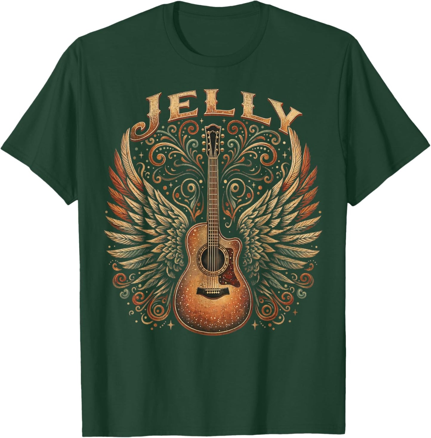 Retro Classic 70s 80s 90s Jelly Name Gifts Women Kid T-Shirt - T-Shirt | Forest