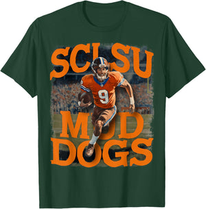 SCLSU Mud Dogs - Bobby Boucher #9 T-Shirt - T-Shirt | Forest
