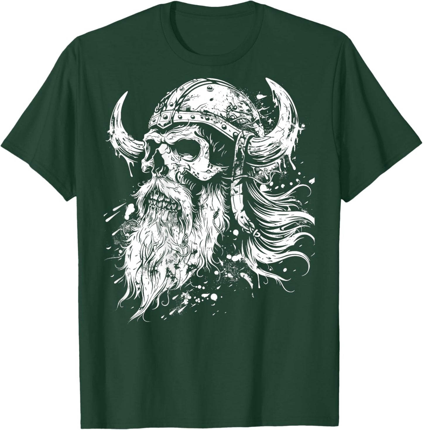 Viking Backprint T-Shirt - T-Shirt | Forest