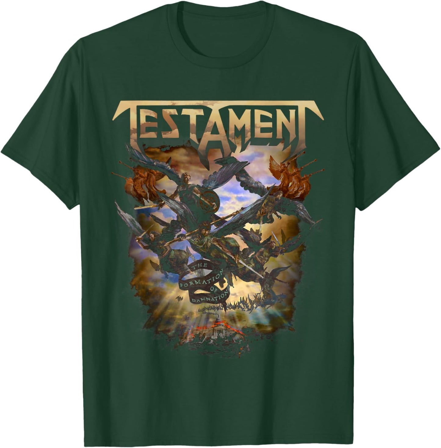 Testament – Offizieller Merchandise-Artikel – Formation of Damnation T-Shirt - T-Shirt | Forest