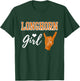 Longhorn Girl Heart Souvenir Gift T-Shirt - T-Shirt | Forest