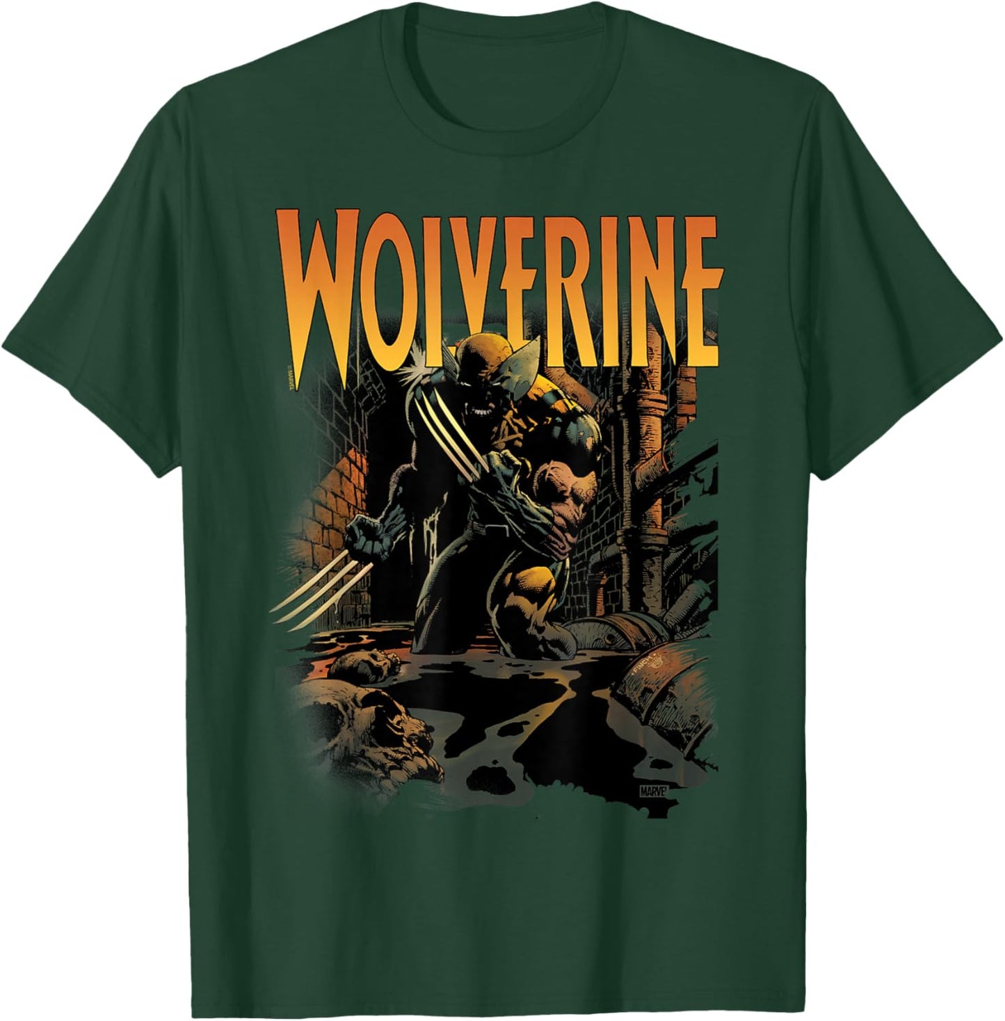 Wolverine - Comic Cover T-Shirt - T-Shirt | Forest