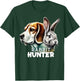 Beagle Dog Rabbit Hunter Rabbit Hunting Rabbiting Hunter T-Shirt - T-Shirt | Forest