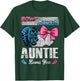 Burnouts Or Bows Your Auntie Loves You Gender Reveal T-Shirt - T-Shirt | Forest