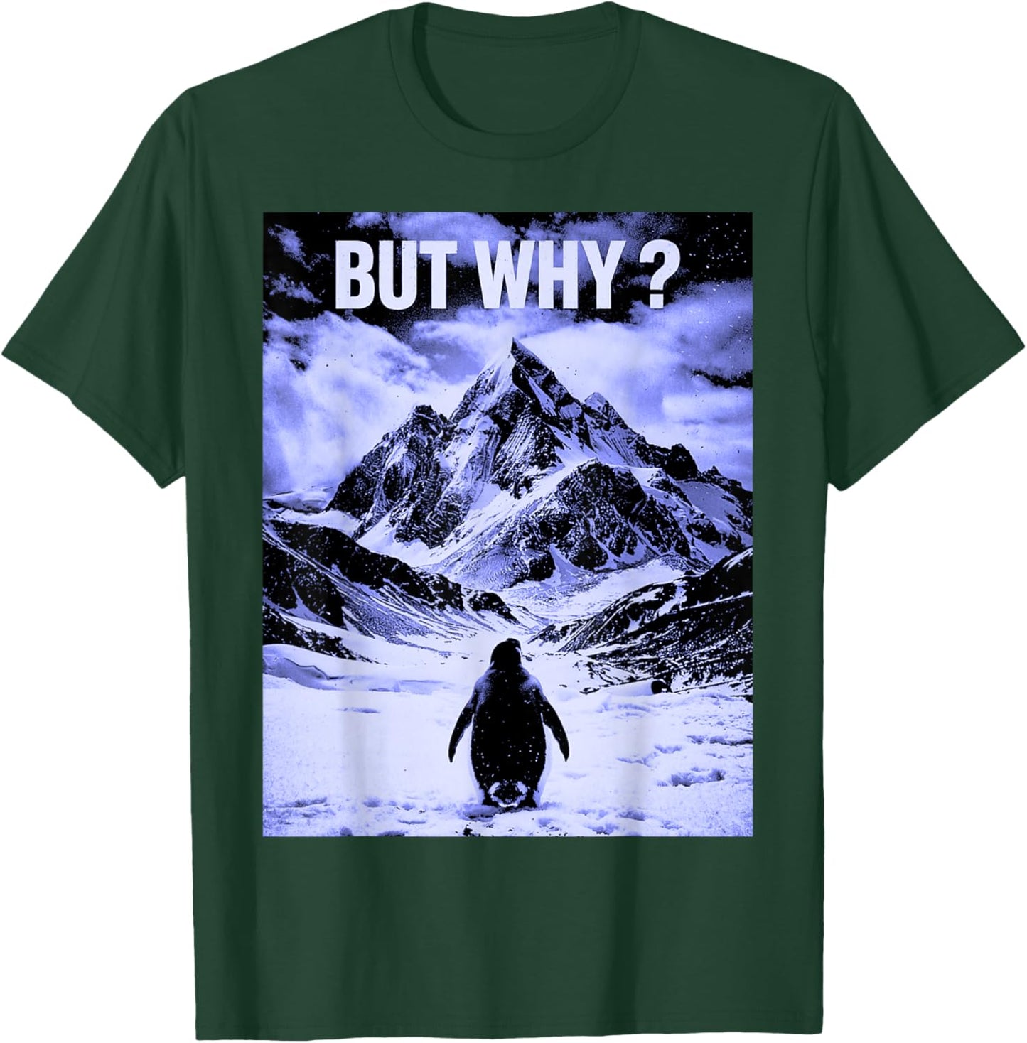 Nihilistic Penguin trinding Walking To The Mountains T-Shirt - T-Shirt | Forest