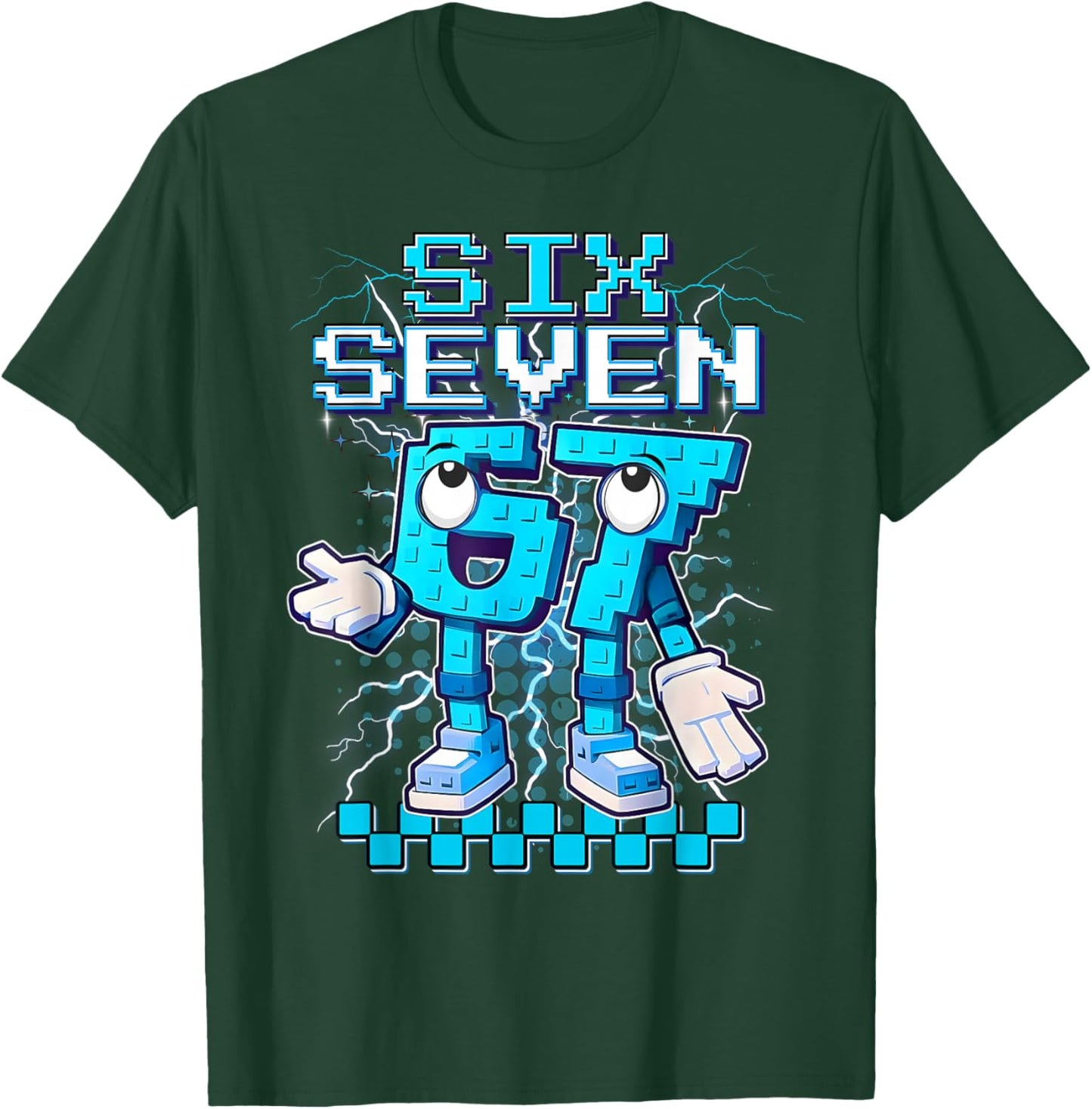 67 6 7 Six Seven Meme 6 7 Italian Brainrot 67 Gaming für Jungen T-Shirt - T-Shirt | Forest