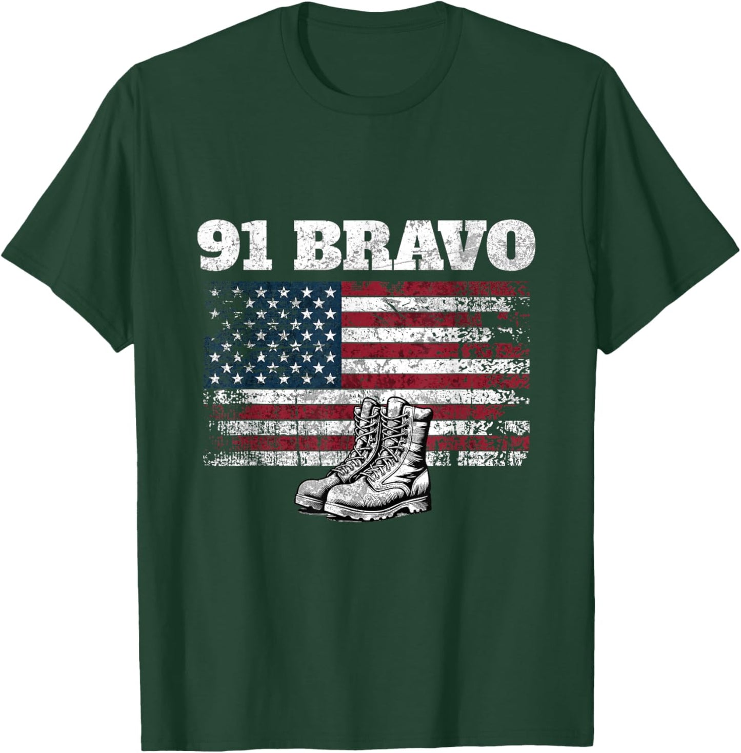 Army 91b 63B Wheeled Mechanic, 91 Bravo T-Shirt - T-Shirt | Forest