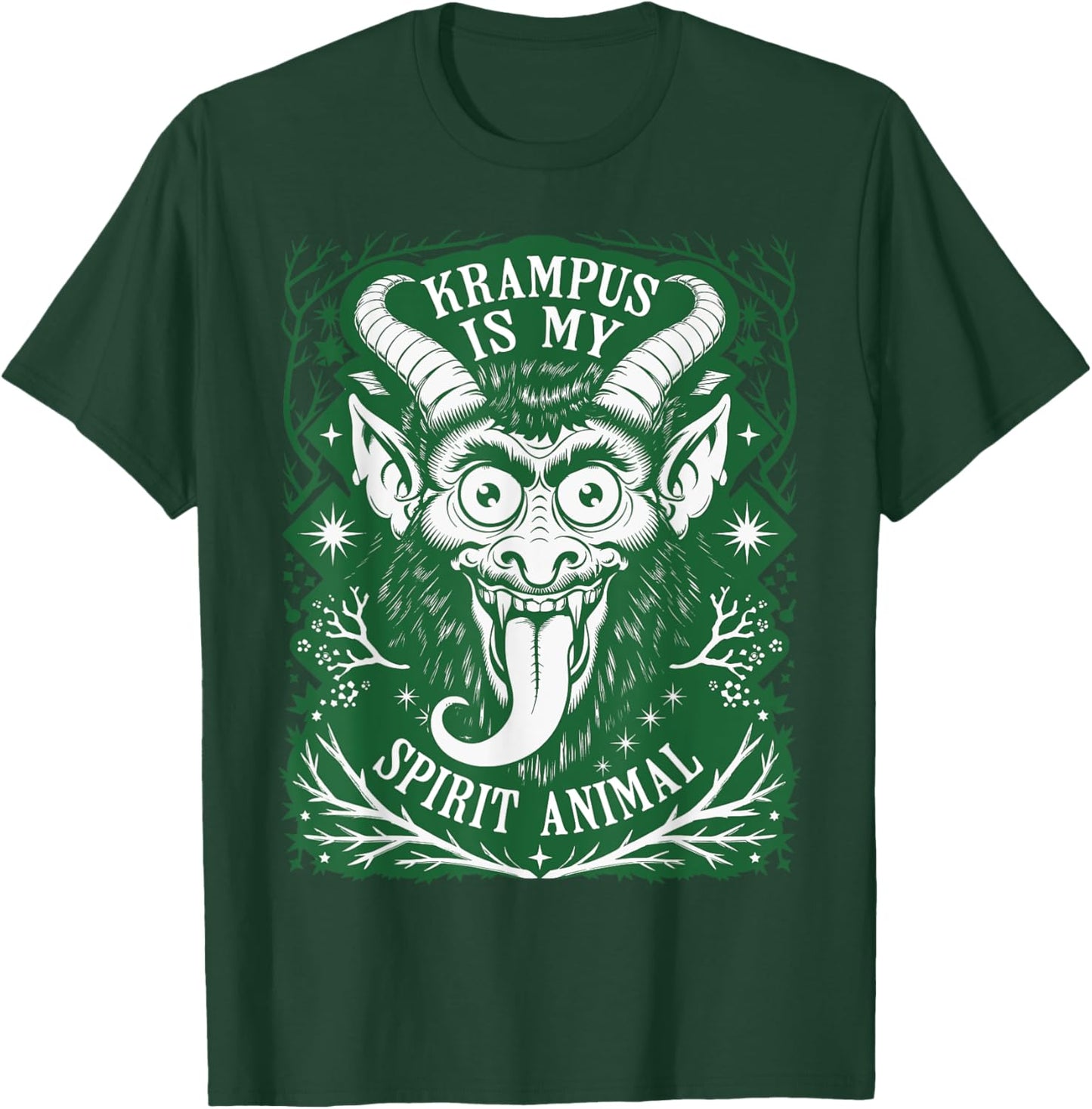 Krampus is My Spirit Animal German Folklore for Krampusnacht T-Shirt - T-Shirt | Forest