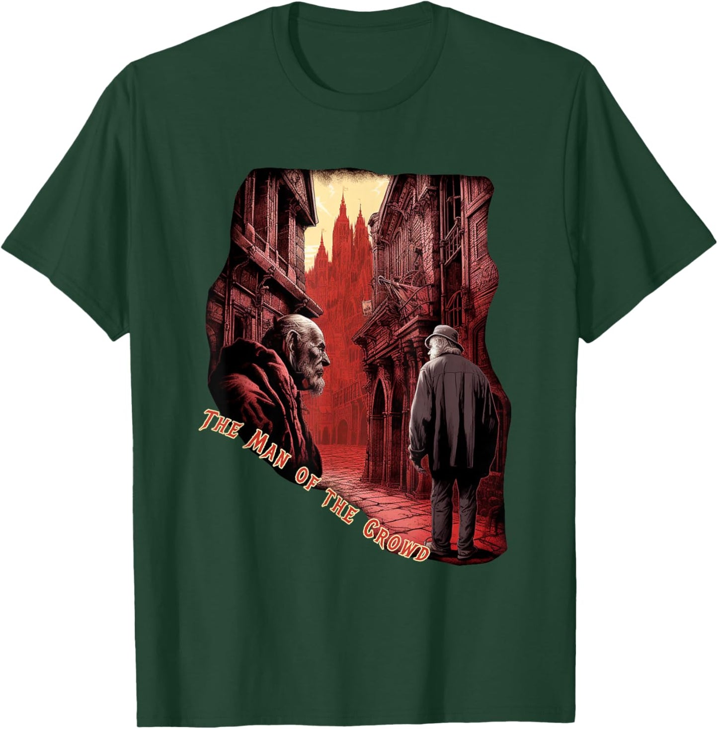 The Man of the Crowds by Edgar Allan Poe T-Shirt - T-Shirt | Forest