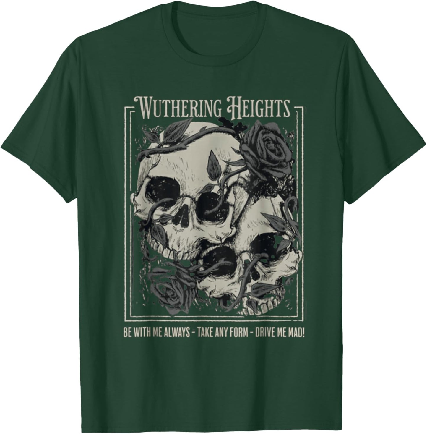 Wuthering Heights Gothic Book Lover T-Shirt - T-Shirt | Forest