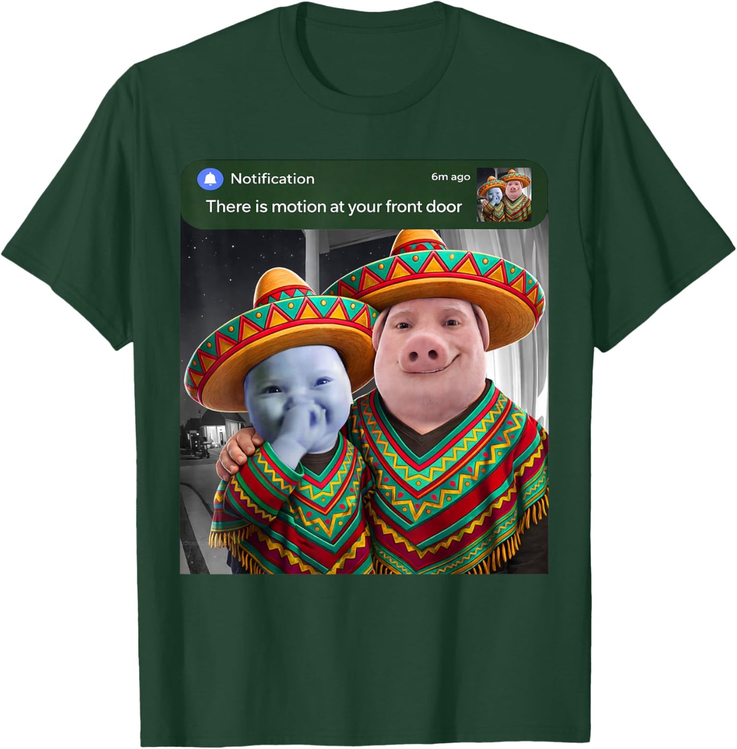 There is Motion At Your Front Door John Pork and Ai Baby T-Shirt - T-Shirt | Forest