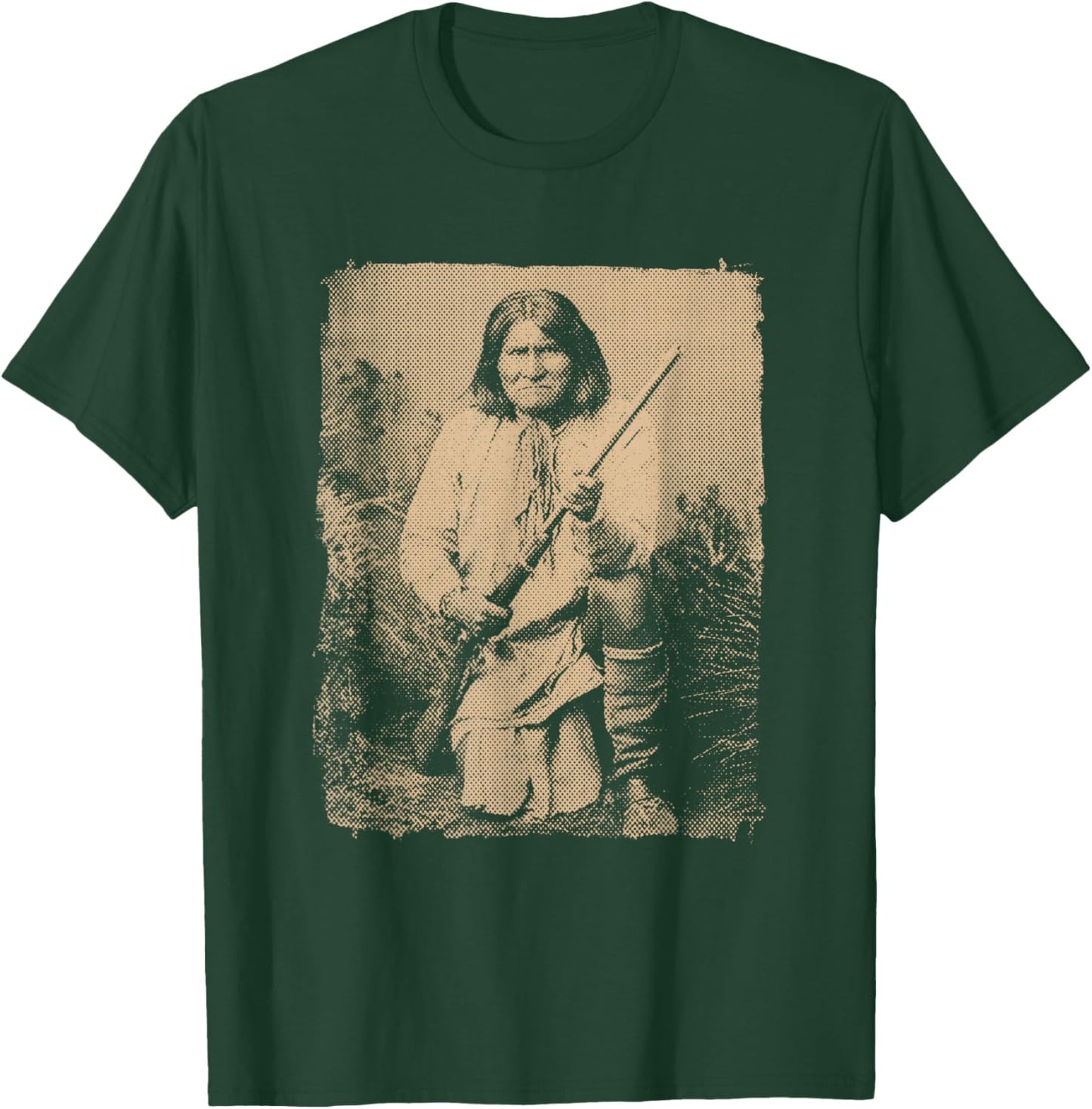 Geronimo, Famous Ndendahe Apache Indian Medicine Man T-Shirt - T-Shirt | Forest