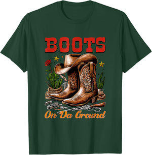 Boots On The Ground T-Shirt - T-Shirt | Forest