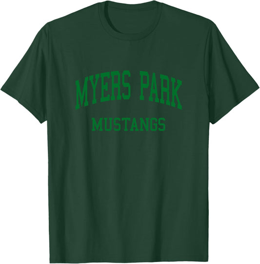 Myers Park High School HS Charlotte NC Retro T-Shirt - T-Shirt | Forest
