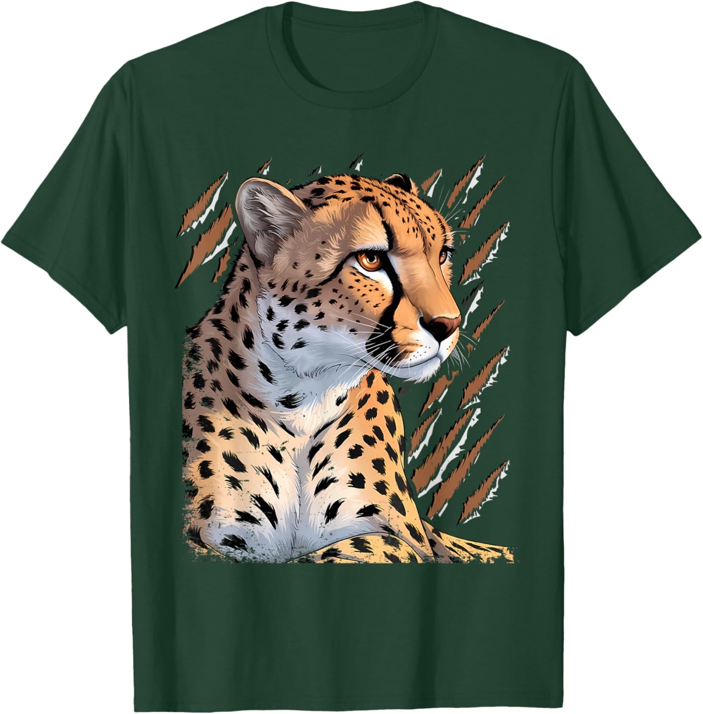 Leopard Cheetah Tiger Leopard Face Lion Cat T-Shirt - T-Shirt | Forest