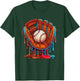 Baseball Drip Ice Cream Orange Glove Melt Illustration T-Shirt - T-Shirt | Forest