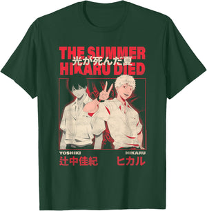 Yoshiki and Hikaru Kanji Anime T-Shirt - T-Shirt | Forest