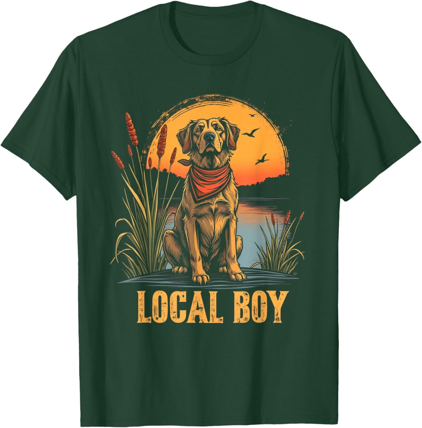 Local BOY Dog Lover T-Shirt - T-Shirt | Forest