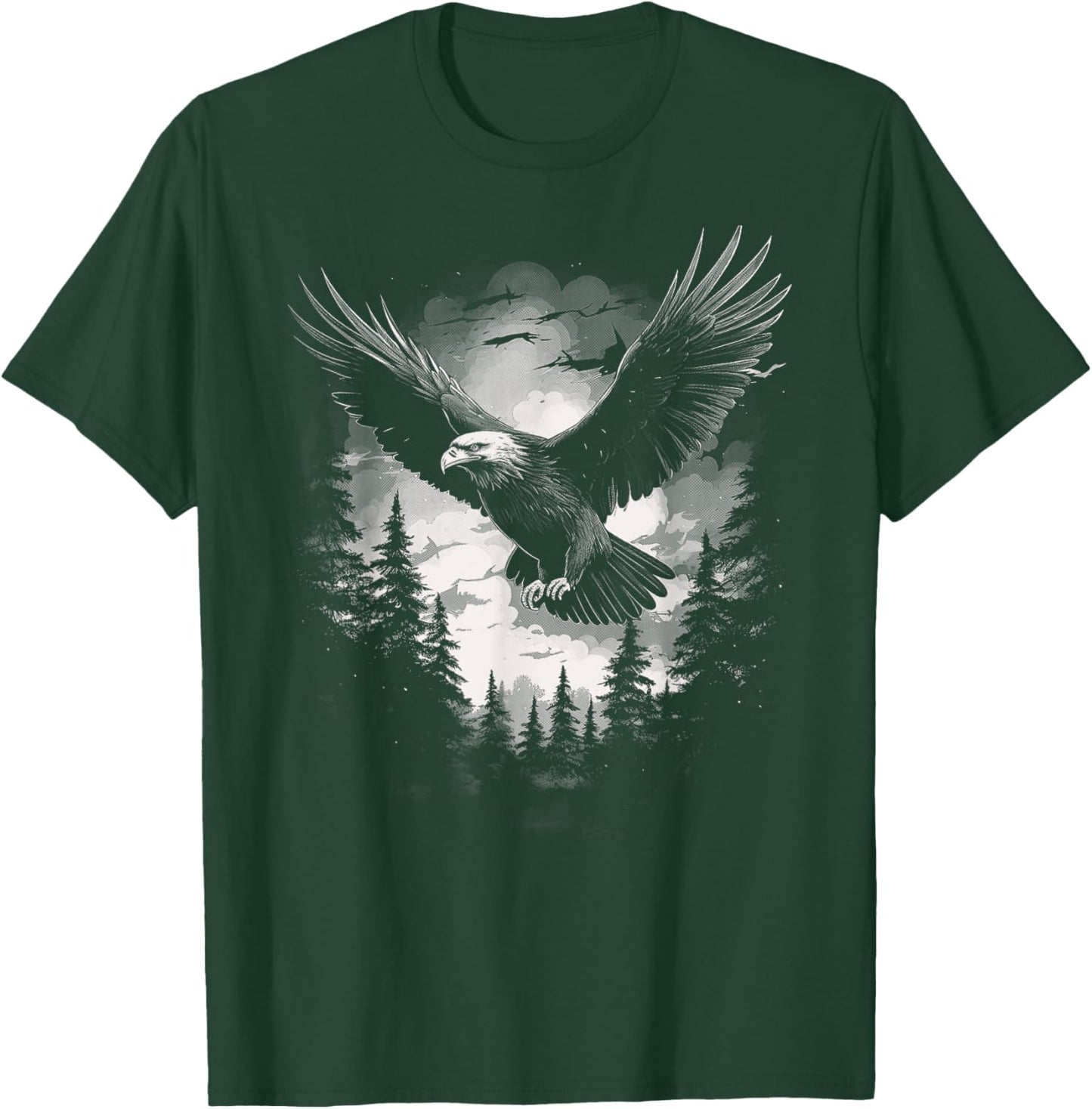 Eagle Forest Animal Wildlife T-Shirt - T-Shirt | Forest