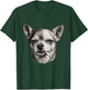Hund raucht Zigarette Lustig Chihuahua Meme T-Shirt - T-Shirt | Forest