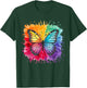 Butterfly Lover Colorful Watercolor Butterflies Butterfly T-Shirt - T-Shirt | Forest