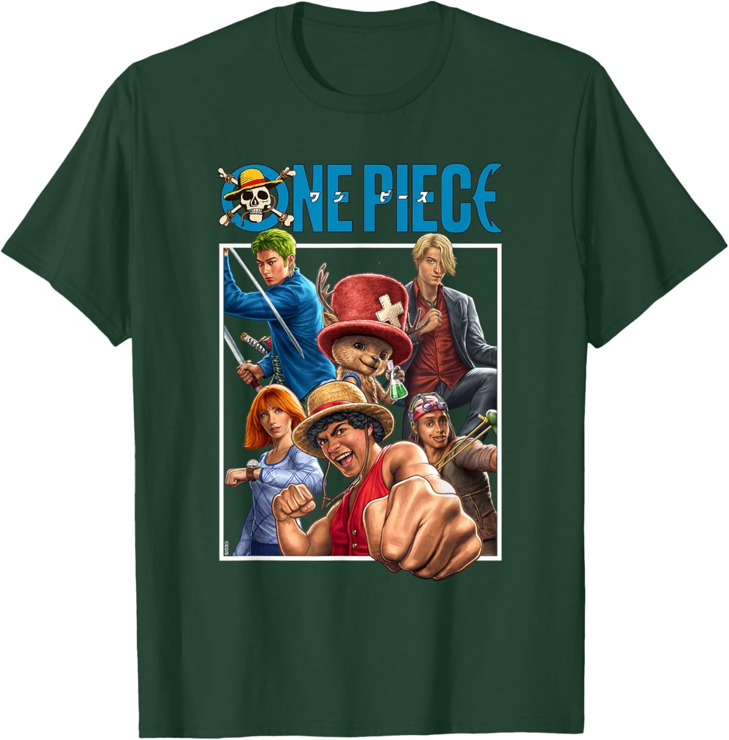 One Piece Group Box T-Shirt - T-Shirt | Forest