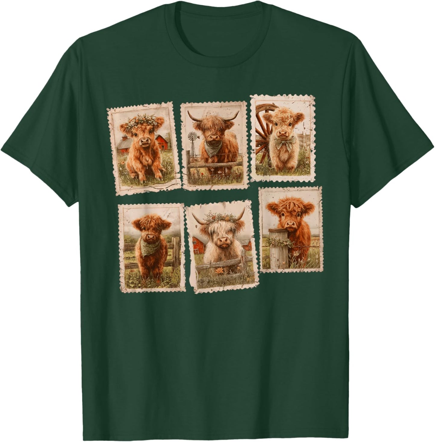 Highland Cow T-Shirt - T-Shirt | Forest