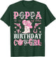 Poppa Of The Birthday Cow-Girl Pink Disco Rodeo Western T-Shirt - T-Shirt | Forest