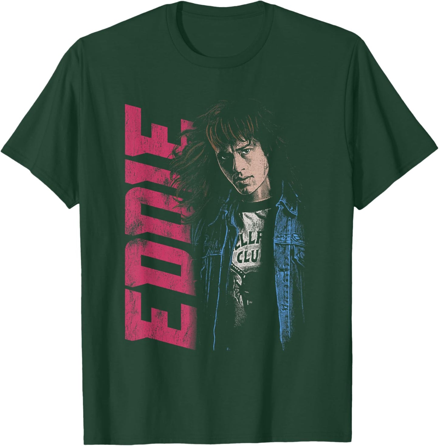 Stranger Things Eddie Neo Homage Officially Licensed T-Shirt - T-Shirt | Forest