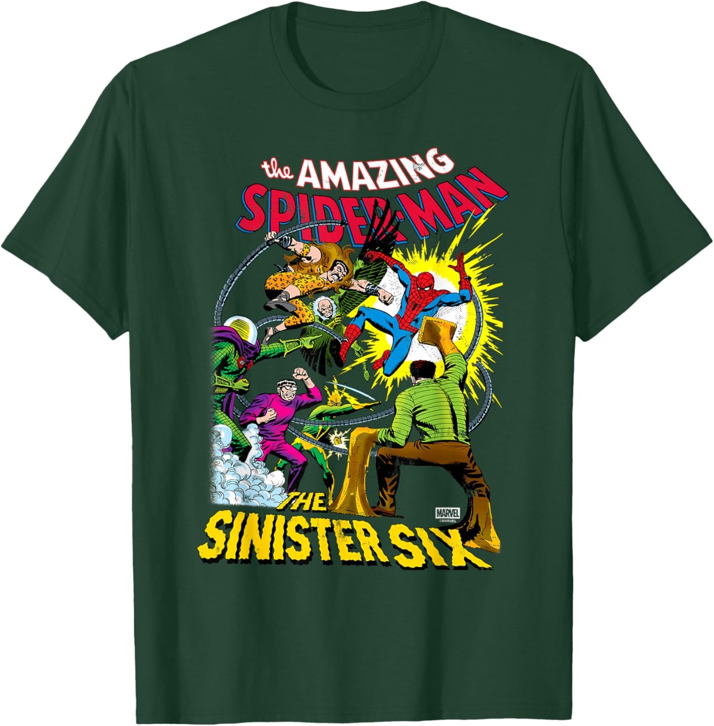 Spiderman - The Sinister Six T-Shirt - T-Shirt | Forest