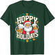 Hoppy Holidays Funny Santa Claus Beer Christmas Pun T-Shirt - T-Shirt | Forest