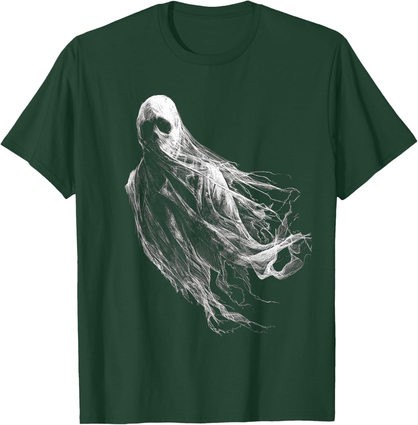 Ghost Costume Halloween Graphic Art Ghost T-Shirt - T-Shirt | Forest