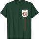 Rétro Vintage Manche Longue T-Shirt - T-Shirt | Forest