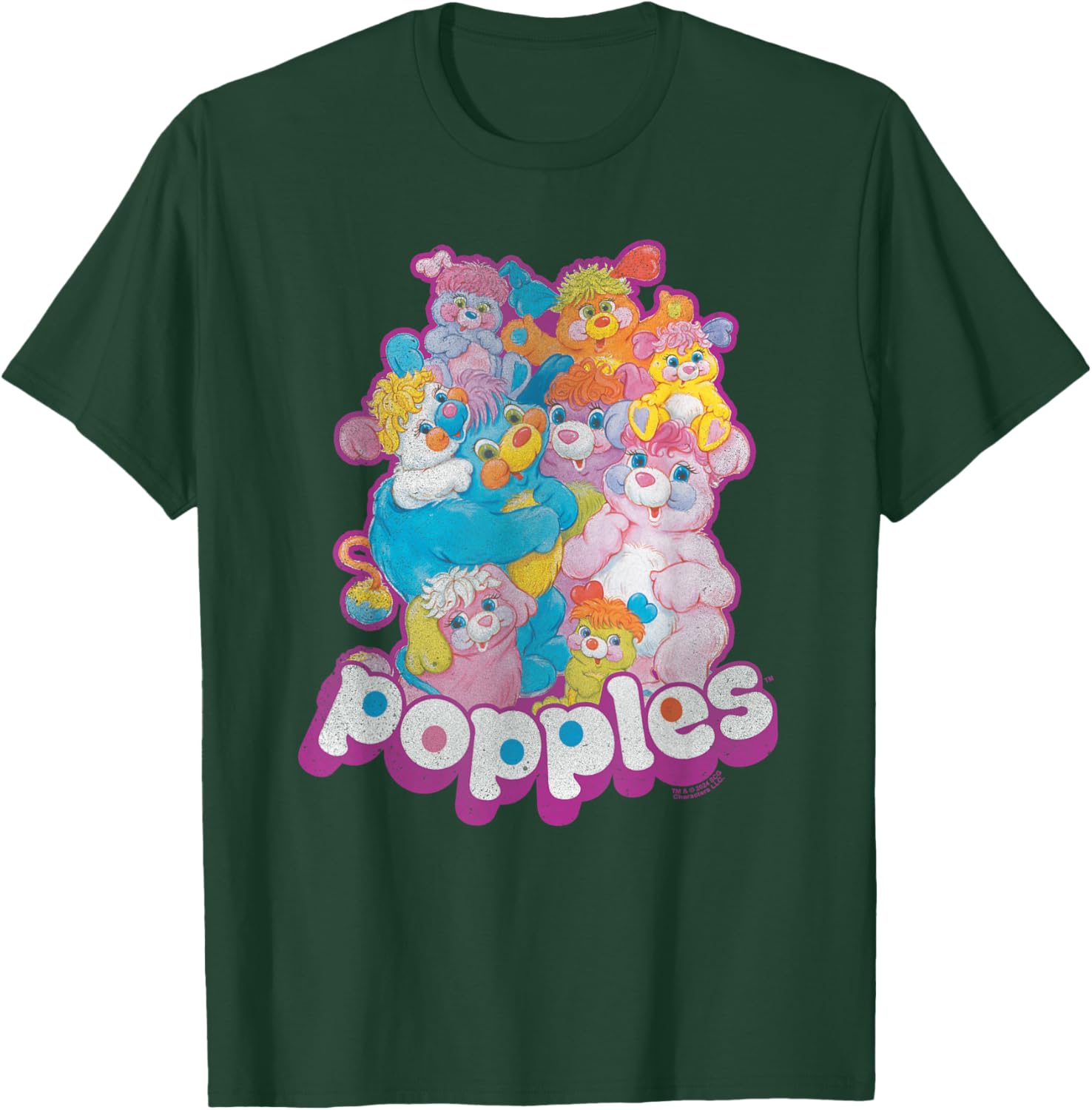 Popples Group Shot , Black, S T-Shirt - T-Shirt | Forest