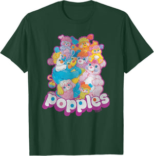 Popples Group Shot , Black, S T-Shirt - T-Shirt | Forest