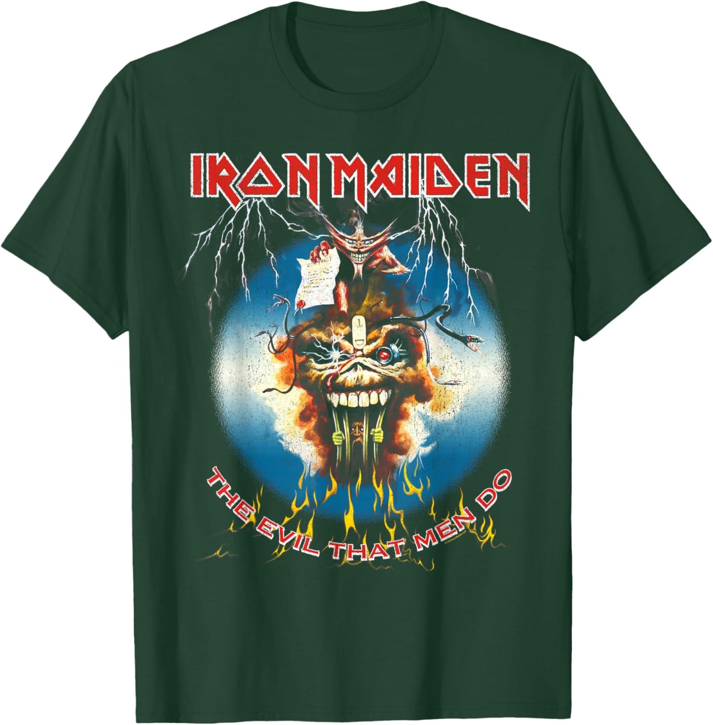 Iron Maiden The Evil that Men Do T-Shirt - T-Shirt | Forest