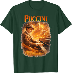 Giacomo Puccini Composer T-Shirt - T-Shirt | Forest