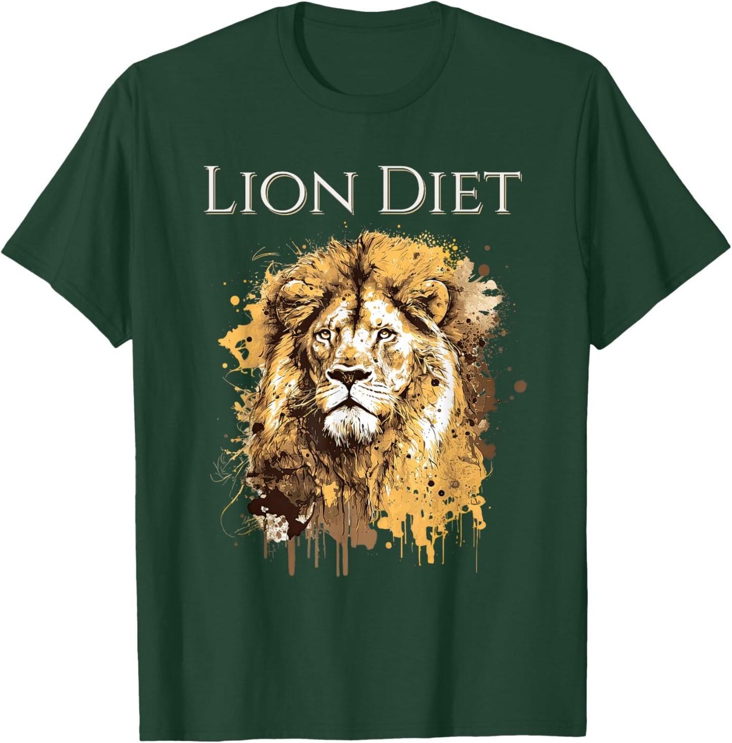 Carnivore: Zero Carb Lion Diet Lifestyle T-Shirt - T-Shirt | Forest