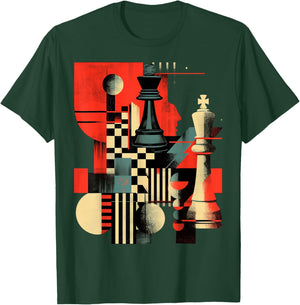Artistic Chess player Men and Women Chess love T-Shirt - T-Shirt | Forest