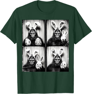 Funny Bigfoot Easter Photobooth – Sasquatch Bunny T-Shirt - T-Shirt | Forest