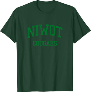 Niwot High School HS Niwot CO Retro T-Shirt - T-Shirt | Forest