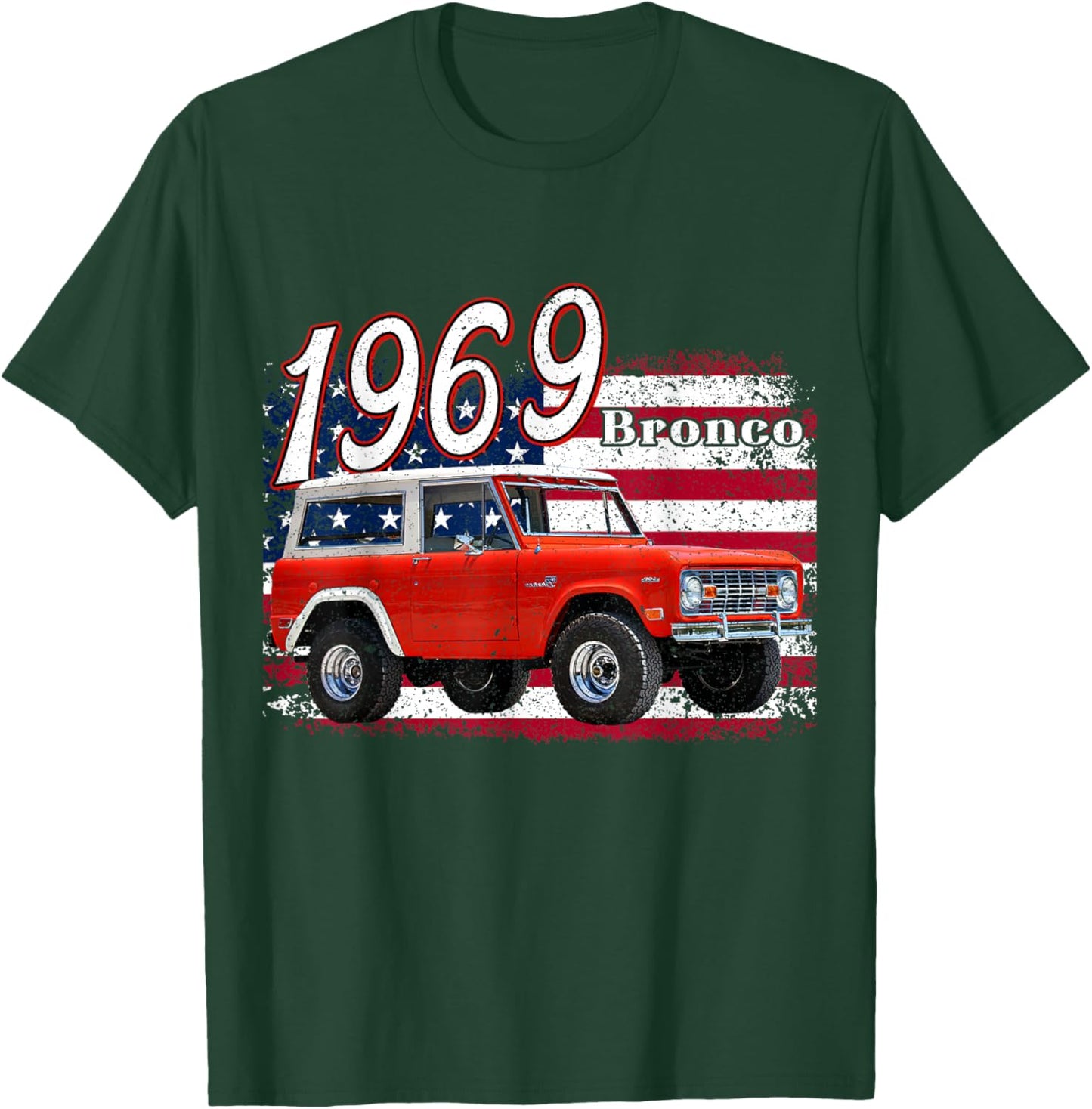 1969 69 Bronco SUV Car T-Shirt - T-Shirt | Forest
