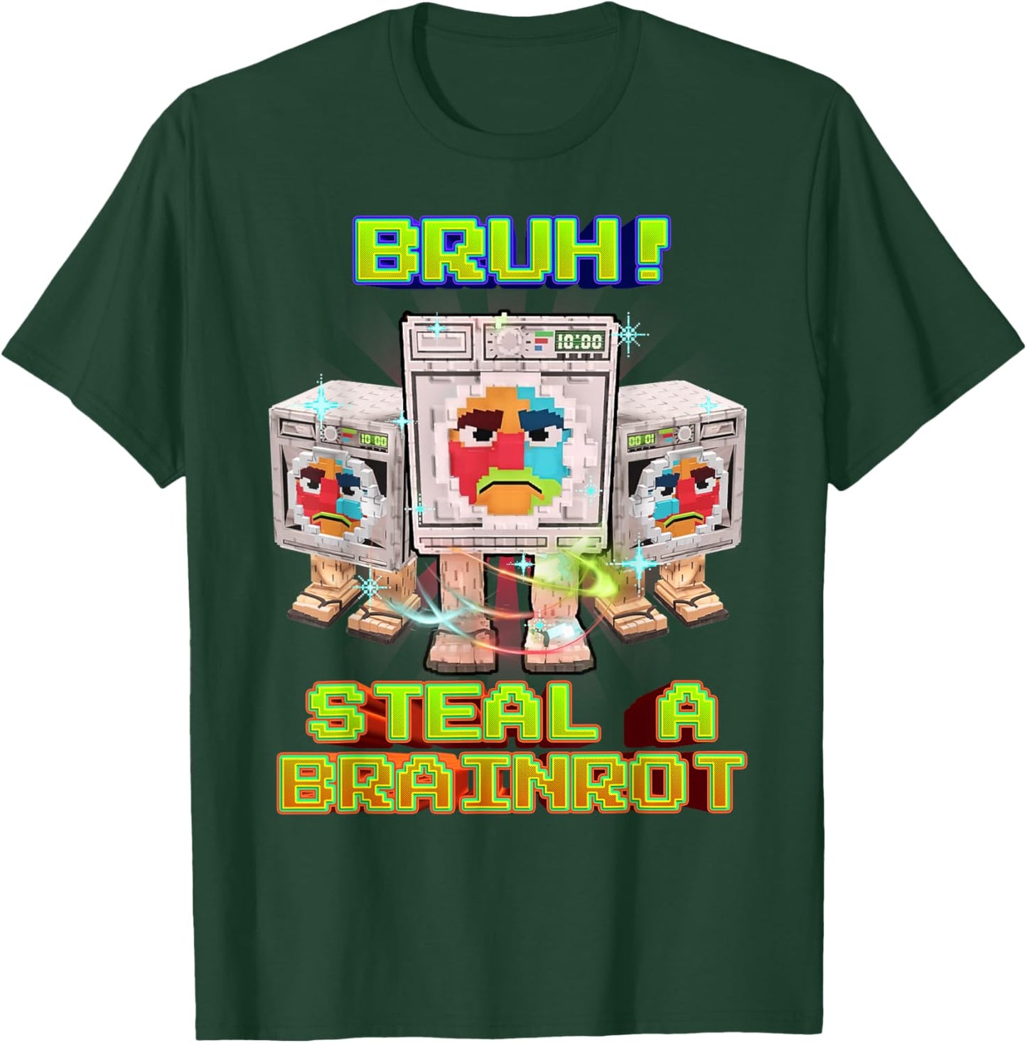 Bruh Lavadorito Spinito Brainrot Meme for Boys Kids Teens T-Shirt - T-Shirt | Forest